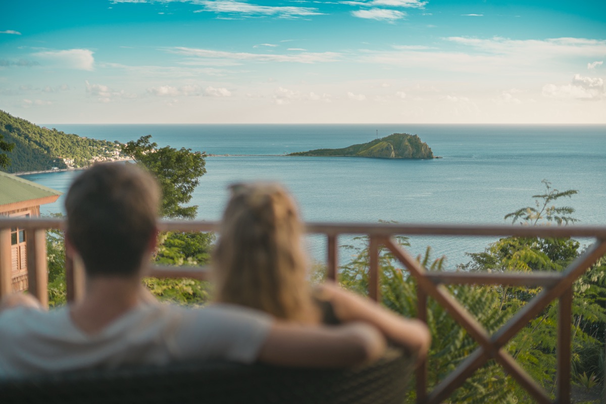 Ocean views from the ridge